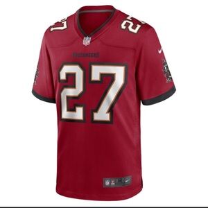 Nike Men's Red Buccaneers Jersey #27 BLOUNT